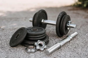 TITAN CAST IRON HEAVY DUMBBELLS