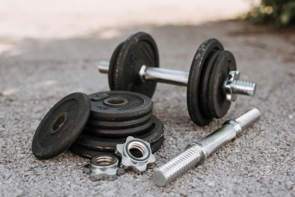 TITAN CAST IRON HEAVY DUMBBELLS