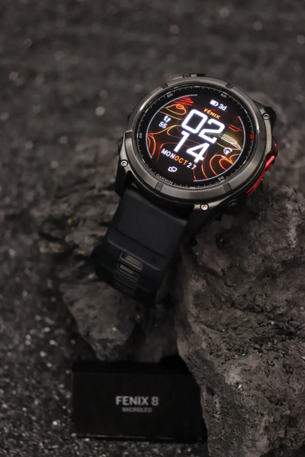 Rugged Tactical Smartwatch with HD Display & Fitness Tracking